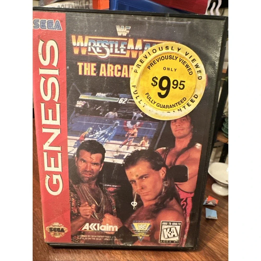 WWF WrestleMania: The Arcade Game (Sega Genesis, 1995) CIB